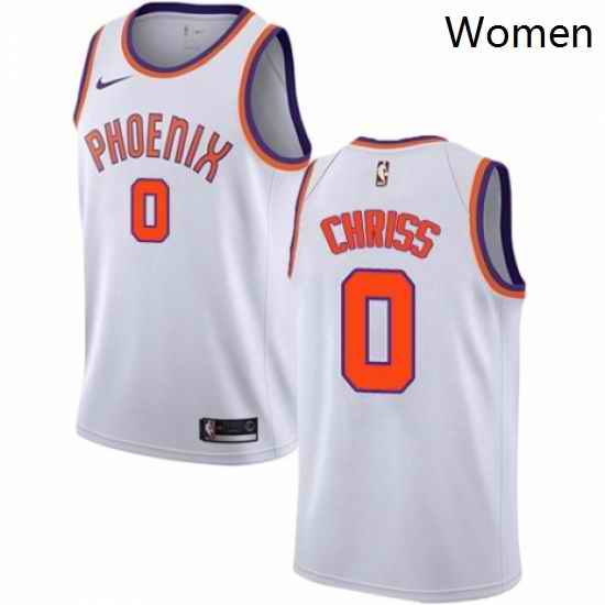 Womens Nike Phoenix Suns 0 Marquese Chriss Authentic NBA Jersey Association Edition